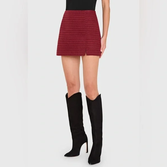 Amanda Uprichard Revolve Ceronne Top & Dale Skort Set in Russet Size S - Picture 5 of 14